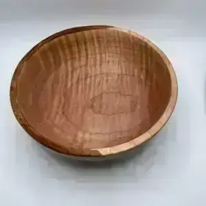 Live Edge Curly Maple Bowl - Image 4
