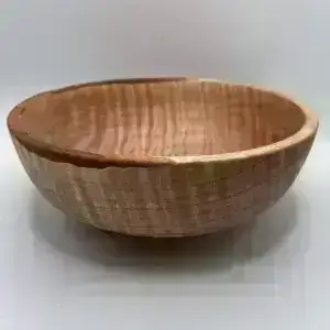 Live Edge Curly Maple Bowl